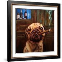 Uptown Pug-Lucia Heffernan-Framed Art Print