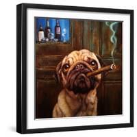 Uptown Pug-Lucia Heffernan-Framed Art Print