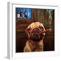 Uptown Pug-Lucia Heffernan-Framed Art Print