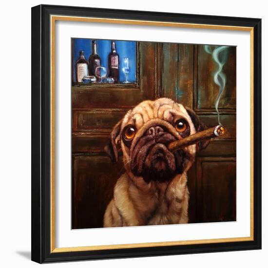 Uptown Pug-Lucia Heffernan-Framed Art Print