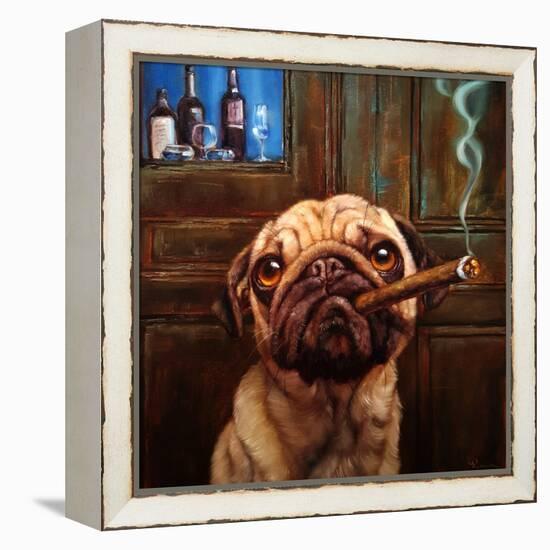 Uptown Pug-Lucia Heffernan-Framed Stretched Canvas