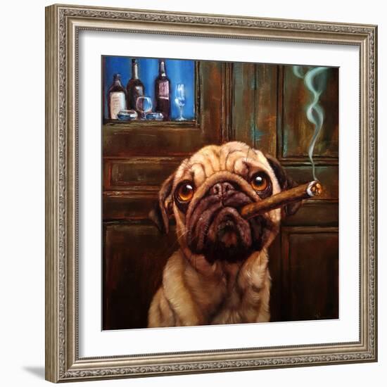 Uptown Pug-Lucia Heffernan-Framed Premium Giclee Print