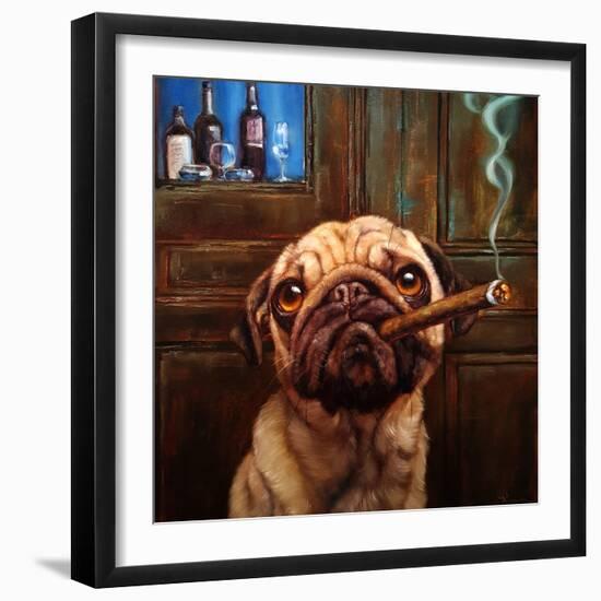 Uptown Pug-Lucia Heffernan-Framed Premium Giclee Print