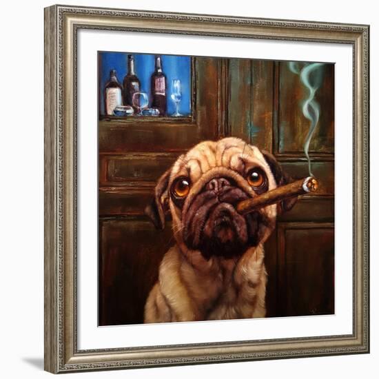 Uptown Pug-Lucia Heffernan-Framed Art Print