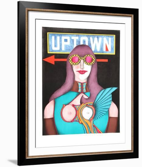 Uptown-Richard Lindner-Framed Collectable Print