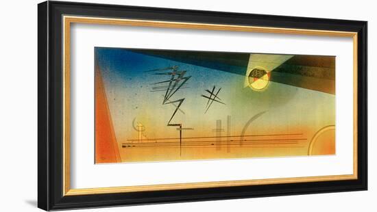 Upwards Zigzag, 1928-Wassily Kandinsky-Framed Giclee Print