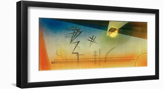 Upwards Zigzag, 1928-Wassily Kandinsky-Framed Giclee Print