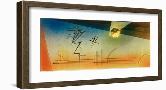 Upwards Zigzag, 1928-Wassily Kandinsky-Framed Giclee Print