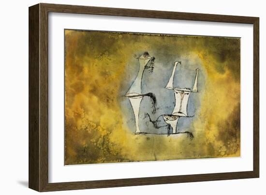 Ur-Welt-Paar, 1921 /135-Paul Klee-Framed Giclee Print