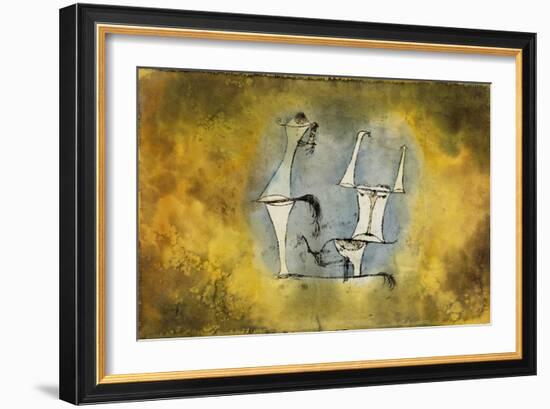 Ur-Welt-Paar, 1921 /135-Paul Klee-Framed Giclee Print