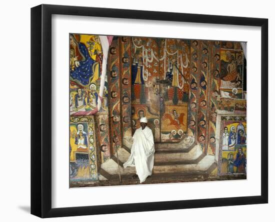 Ura Kedane Meheriet Church, Zege Peninsula, Lake Tana, Gondar Region, Ethiopia, Africa-Bruno Barbier-Framed Photographic Print