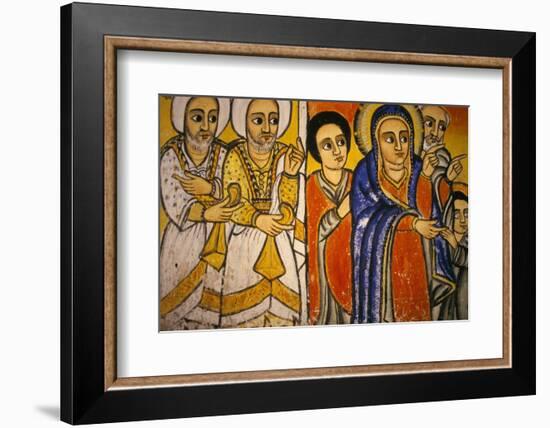 Ura Kedane Meheriet Church, Zege Peninsula, Lake Tana, Gondar Region, Ethiopia, Africa-Bruno Barbier-Framed Photographic Print