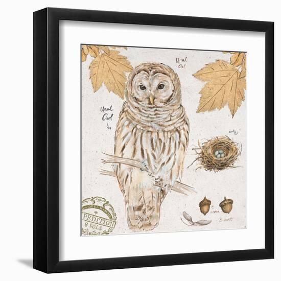 Ural Owl-Chad Barrett-Framed Art Print