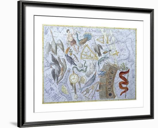 Uranographia Constellations, 1801-The Vintage Collection-Framed Premium Giclee Print