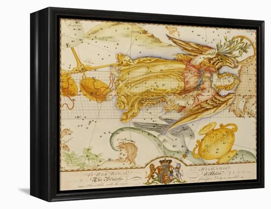 Uranographia, or the Celestial Atlas, circa 1800-John Bevis-Framed Premier Image Canvas