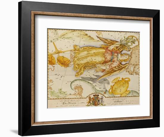 Uranographia, or the Celestial Atlas, circa 1800-John Bevis-Framed Giclee Print