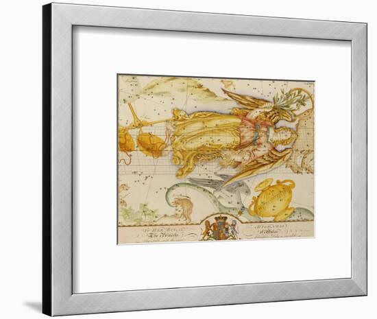 Uranographia, or the Celestial Atlas, circa 1800-John Bevis-Framed Premium Giclee Print