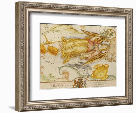 Uranographia, or the Celestial Atlas, circa 1800-John Bevis-Framed Premium Giclee Print