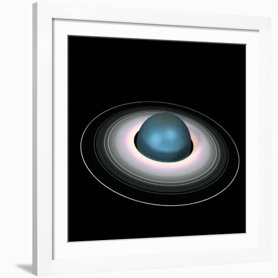 Uranus And Its Rings-Friedrich Saurer-Framed Photographic Print