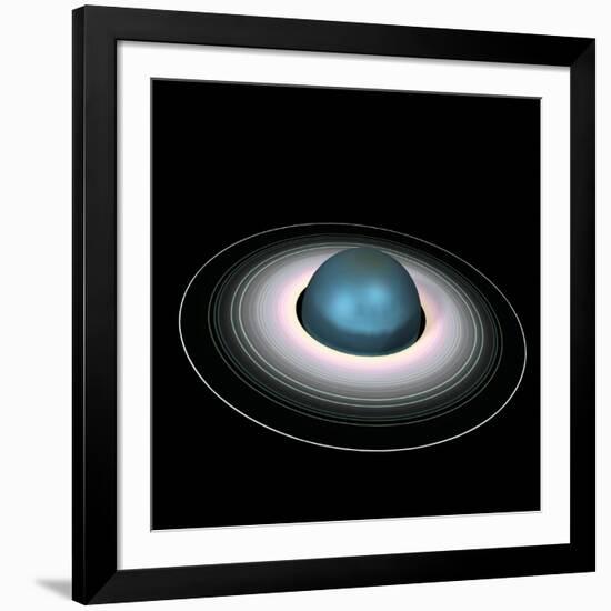 Uranus And Its Rings-Friedrich Saurer-Framed Photographic Print