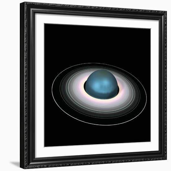 Uranus And Its Rings-Friedrich Saurer-Framed Photographic Print