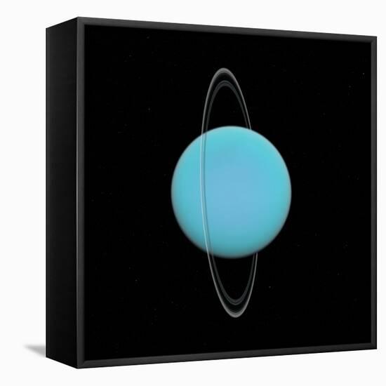 Uranus, Artwork-null-Framed Premier Image Canvas