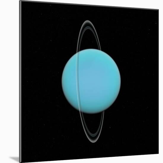 Uranus, Artwork-null-Mounted Photographic Print