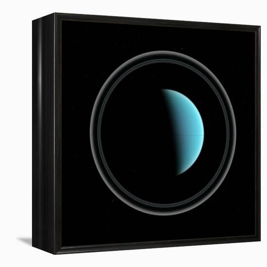 Uranus, Artwork-null-Framed Premier Image Canvas