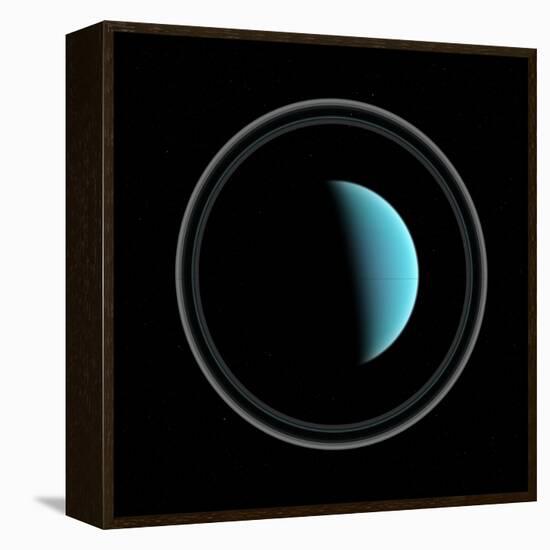 Uranus, Artwork-null-Framed Premier Image Canvas