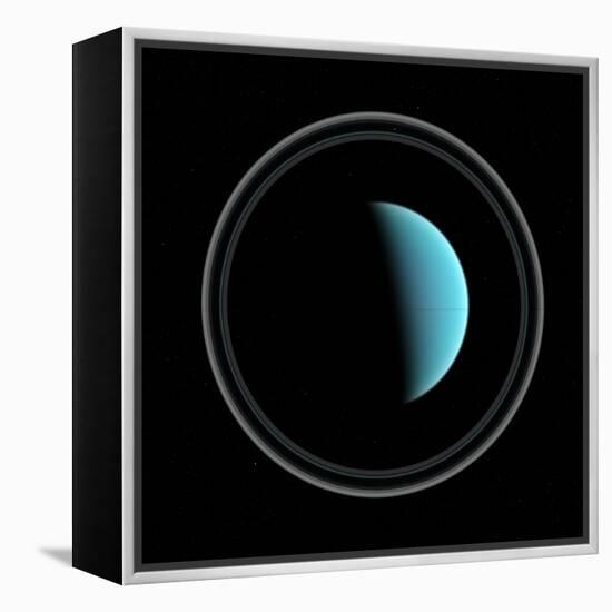 Uranus, Artwork-null-Framed Premier Image Canvas