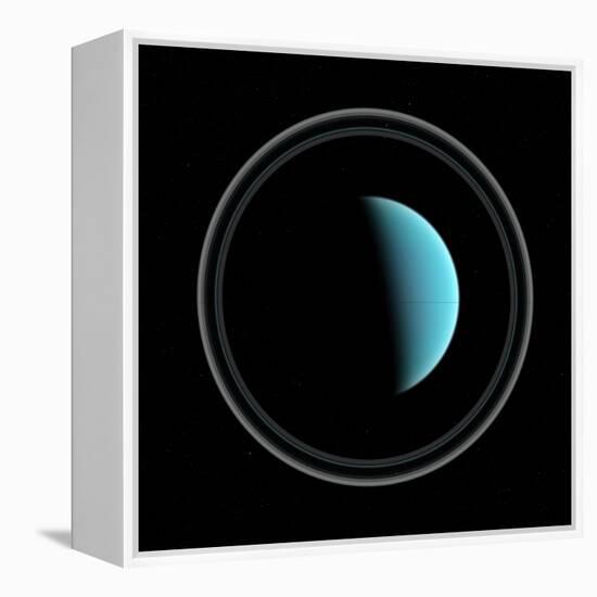 Uranus, Artwork-null-Framed Premier Image Canvas