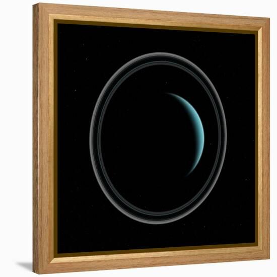 Uranus, Artwork-null-Framed Premier Image Canvas