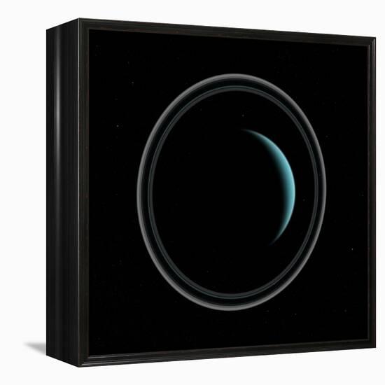 Uranus, Artwork-null-Framed Premier Image Canvas