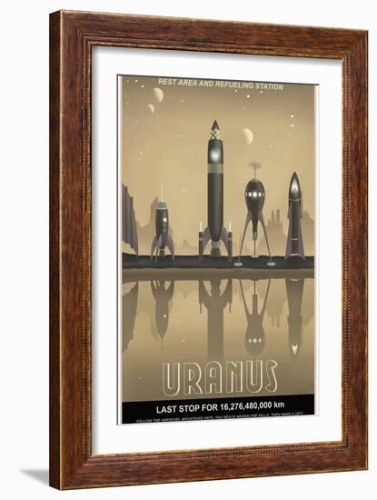 Uranus Rest Stop-Steve Thomas-Framed Giclee Print