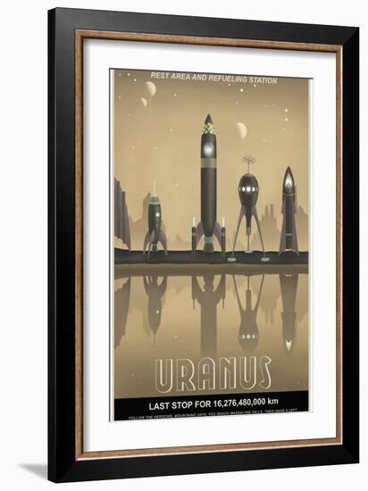 Uranus Rest Stop-Steve Thomas-Framed Giclee Print