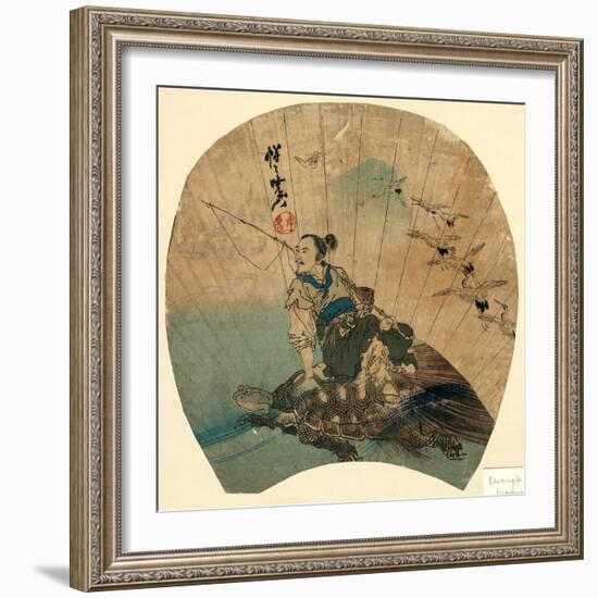 Urashima-Kawanabe Kyosai-Framed Giclee Print