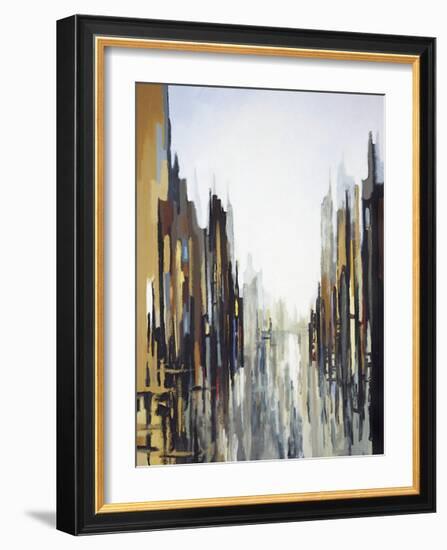 Urban Abstract No. 141-Gregory Lang-Framed Giclee Print