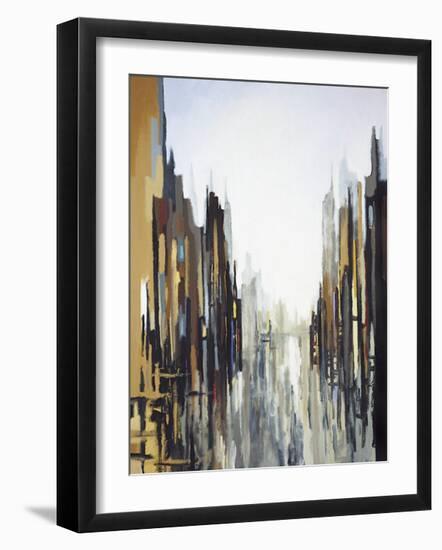 Urban Abstract No. 141-Gregory Lang-Framed Giclee Print