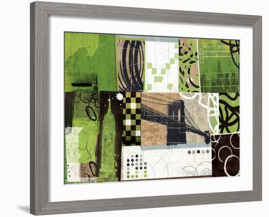 Urban Abstract-Philip Brown-Framed Giclee Print