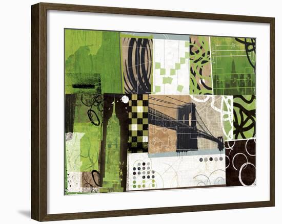 Urban Abstract-Philip Brown-Framed Giclee Print