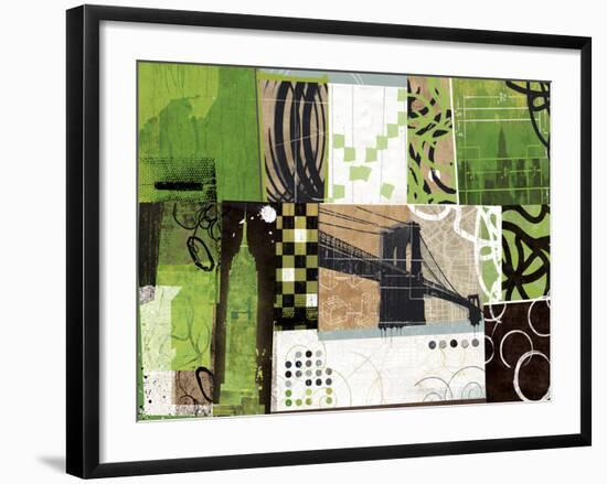 Urban Abstract-Philip Brown-Framed Giclee Print