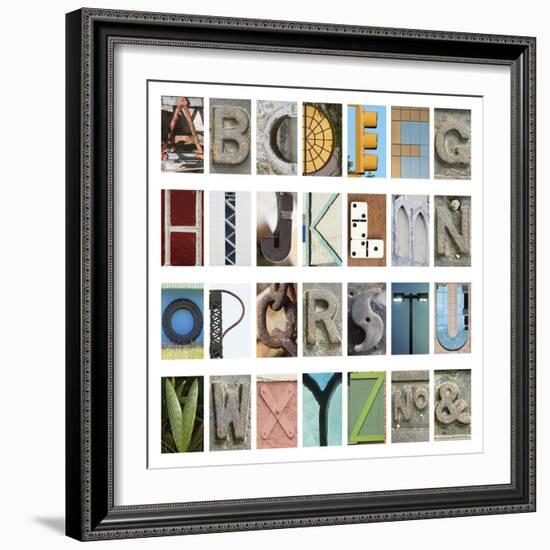 Urban Alphabet-Mike Toy-Framed Giclee Print