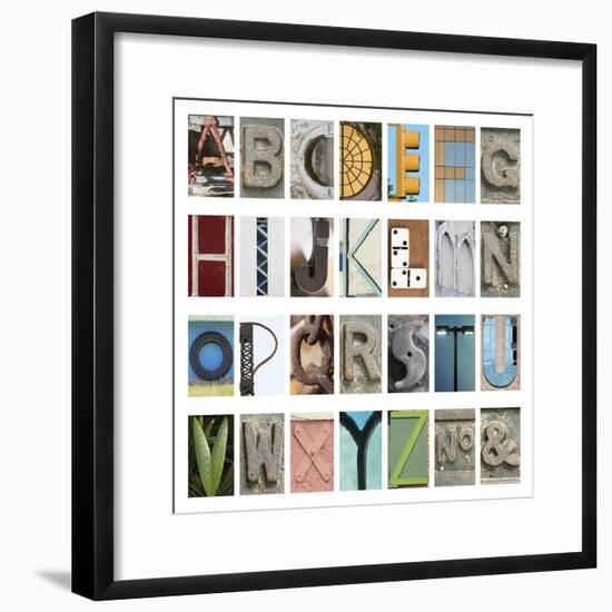 Urban Alphabet-Mike Toy-Framed Giclee Print