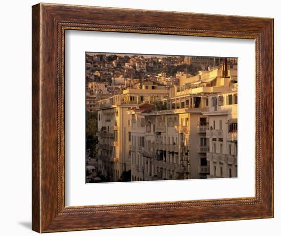 Urban Apartment Buildings in Greece-Walter Bibikow-Framed Photographic Print