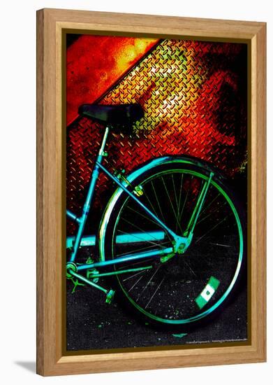 Urban Bicycle-null-Framed Stretched Canvas
