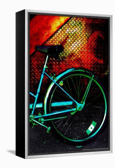 Urban Bicycle-null-Framed Stretched Canvas