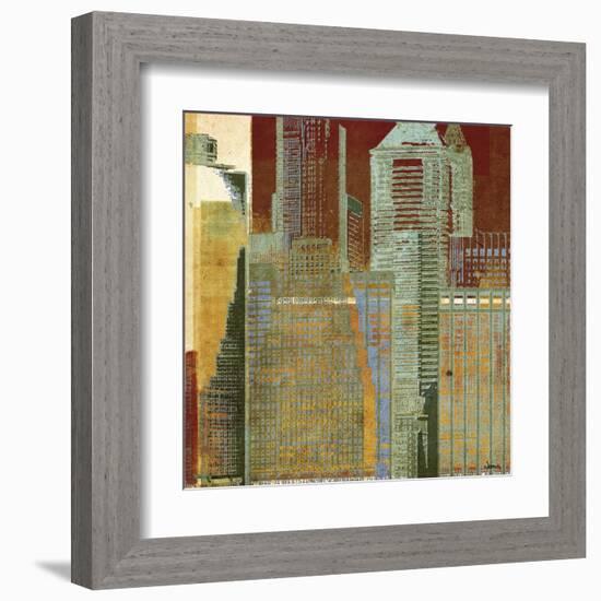 Urban Blocks I-Noah Li-Leger-Framed Art Print