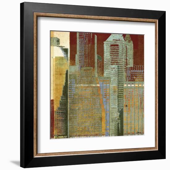 Urban Blocks I-Noah Li-Leger-Framed Art Print