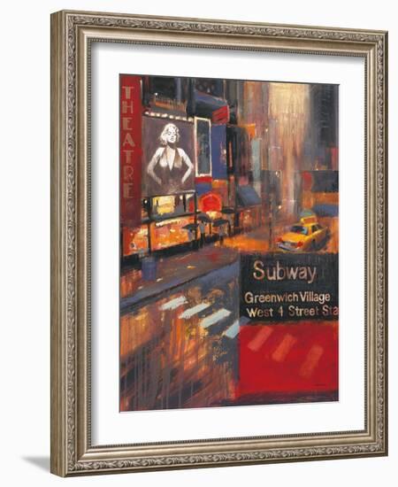 Urban Bombshell-Myles Sullivan-Framed Art Print