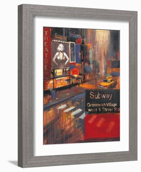 Urban Bombshell-Myles Sullivan-Framed Art Print